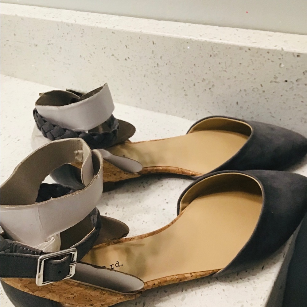 Grey soft flats